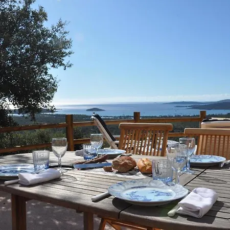 Appartement Rdj Ds Villa Vue Mer Panoramique Lecci Buitenkant foto